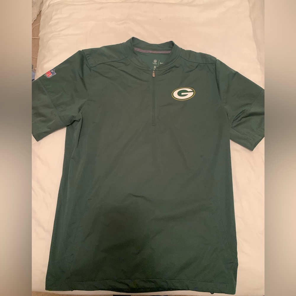 Green Bay Packers short sleeve QuarterZip